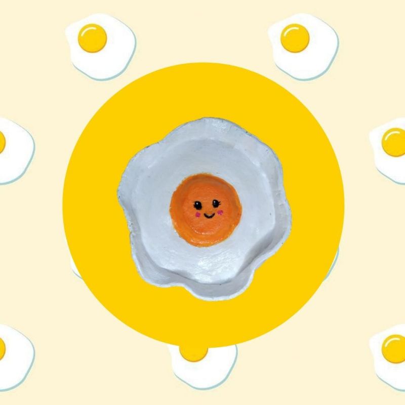 Clay Art - Ashtray Egg