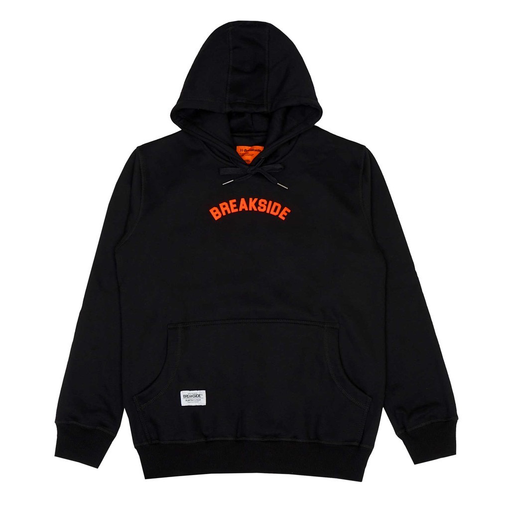 HOODIE BREAKSIDE WARM ORANGE BLACK