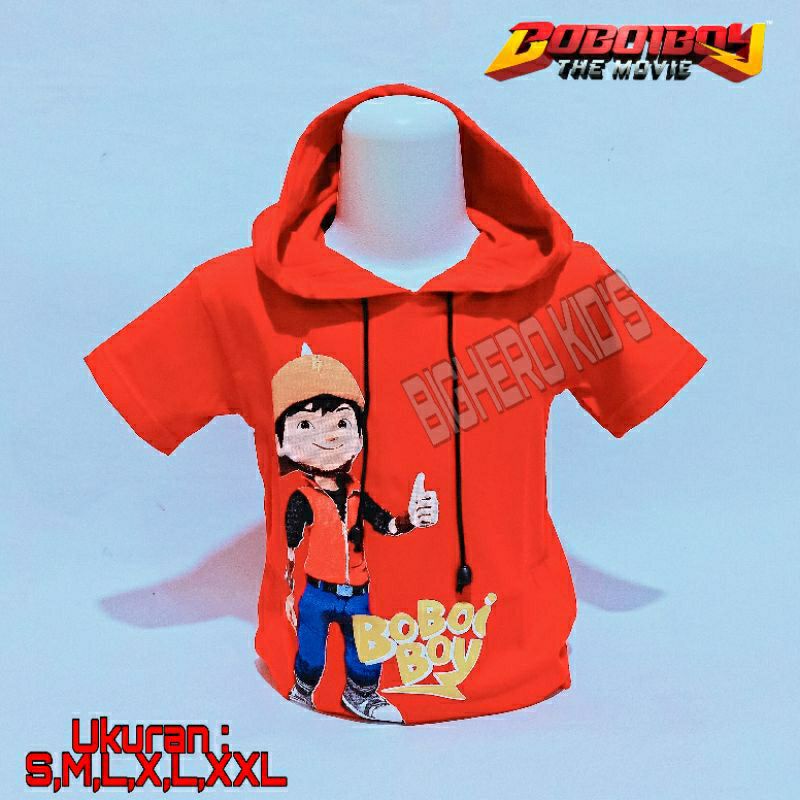 Hoodie Boboiboy Termurah kaos anak laki-laki 1-10 tahun