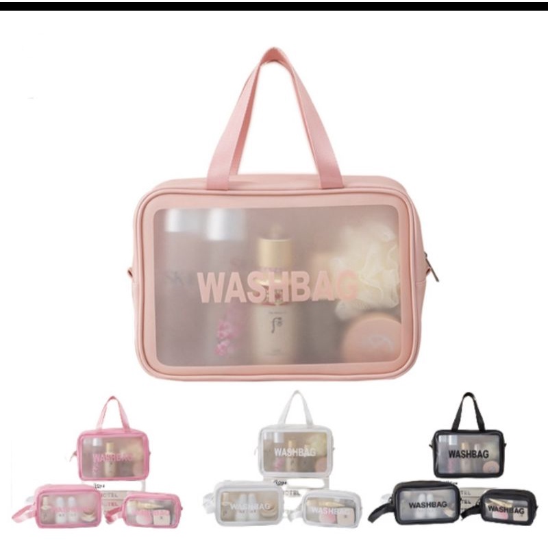 WASHBAG JUMBO Pouch Kosmetik Organizer Tas Travel Anti Air Serbaguna