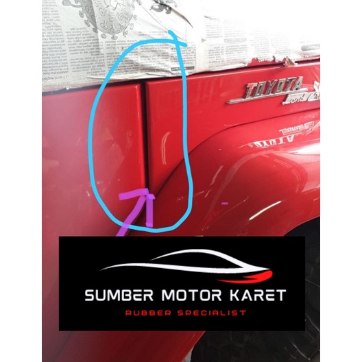 Karet Sambungan Spakbor Depan Toyota Hardtop (Shim, Cushion)