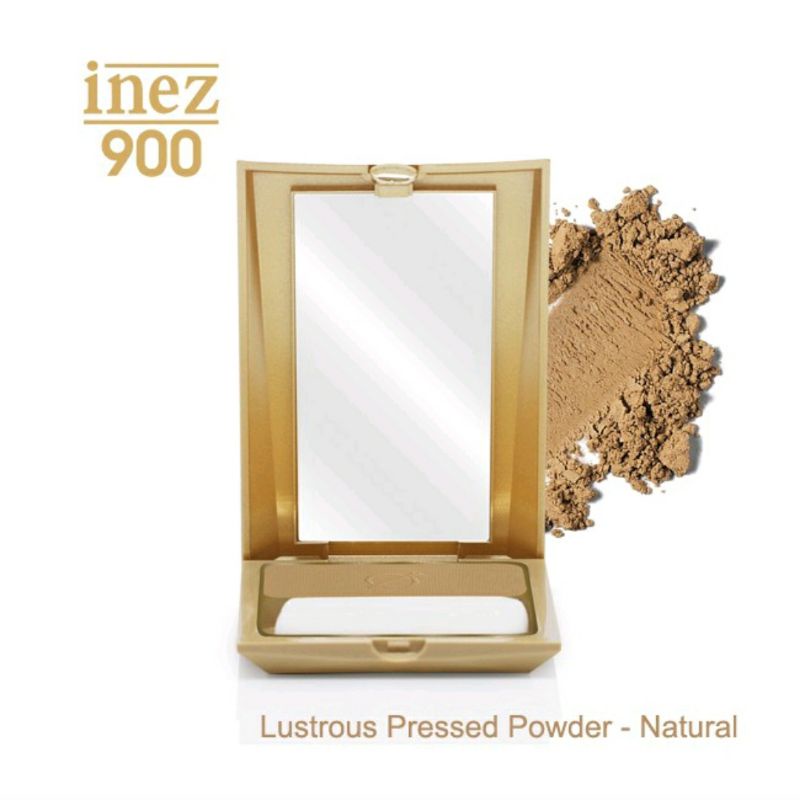 INEZ 900 lustrous presses powder / bedak inez gold