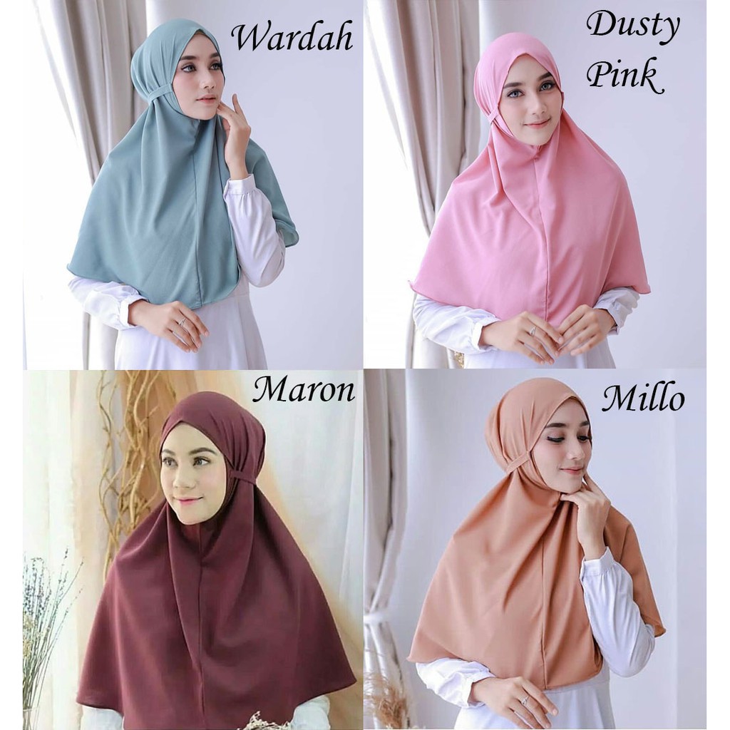 BERGO MARYAM JUMBO / STANDART - Hijab Instant Diamond Crepe