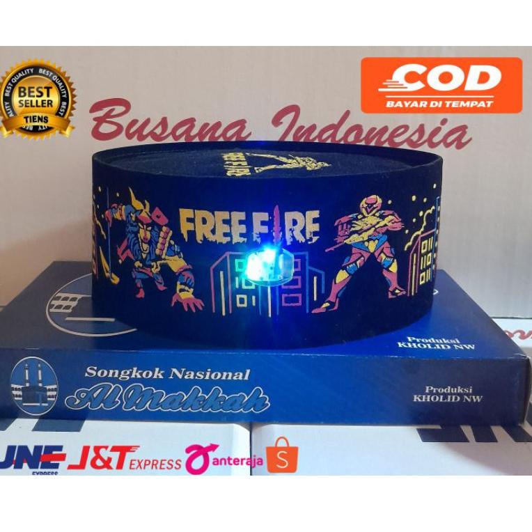 KGN.01Jl22y– Peci Anak led / Peci Anak Karakter LED / Peci LED