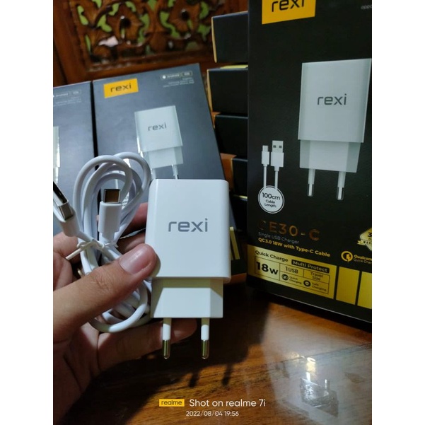 REXI Charger Type-C CE30-C 3A ⚡FAST CHARGING