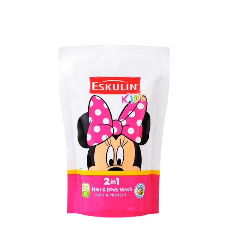 Jual Eskulin Kids 2in1 Hair & Body Wash Soft & Protect 280 ML | Shopee ...