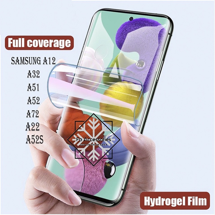 FA ANTI GORES JELLY HYDROGEL SAMSUNG GALAXY A12 A13 A14 A22 A23 A24 A32 A34 A51 A52 A52S A53 A54 A72 A33 A73 4G 5G S FULL SCREEN PROTECTOR SHOCK