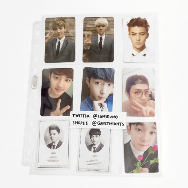 Official PC EXO Baekhyun Sehun D.O Lay Suho Chen (XOXO Growl Overdose EXODUS EX'ACT Dear my dear)