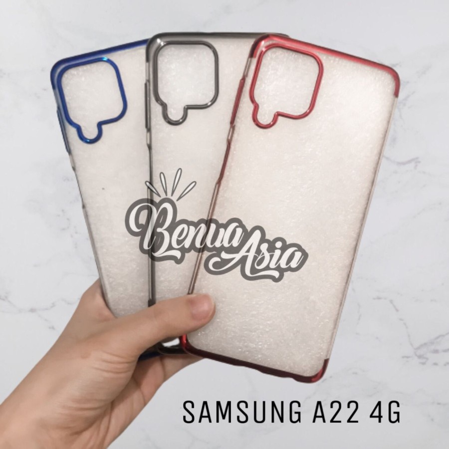 CASE PREMIUM SHINING CHROME SAMSUNG A22 4G - GA