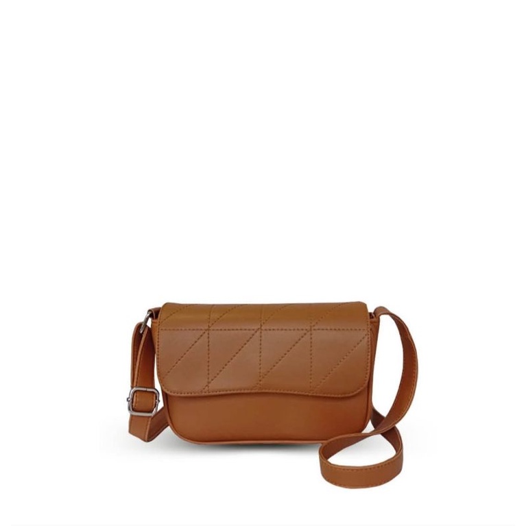 Tas Sling bag Tas Selempang warna Caramel (Tas Zie) Sheena Marvin