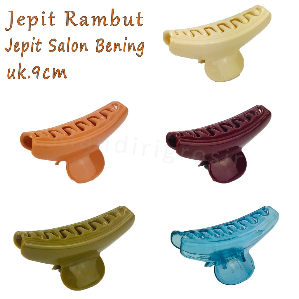 Jepit Warna * Jepit Salon Marcella * Jepit Rambut * uk. 9cm