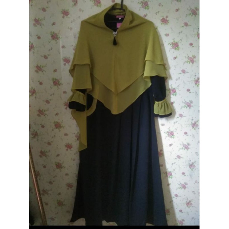 Set gamis sheika hijab