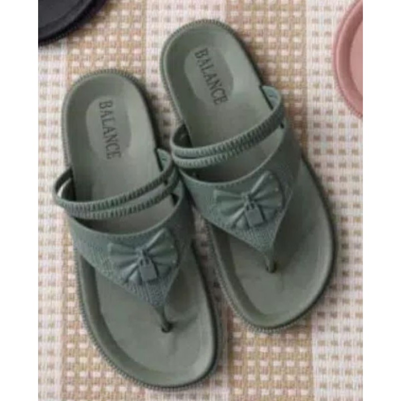 sandal wanita import jepit karet,Balance 1607-K13