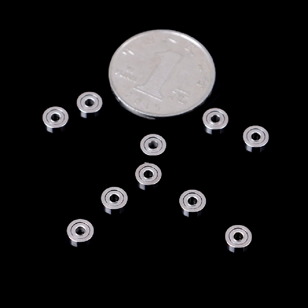 Sunshine 10Pcs MR62ZZ (2X6 X 2.5mm) Bola Bearing mini Bahan metal