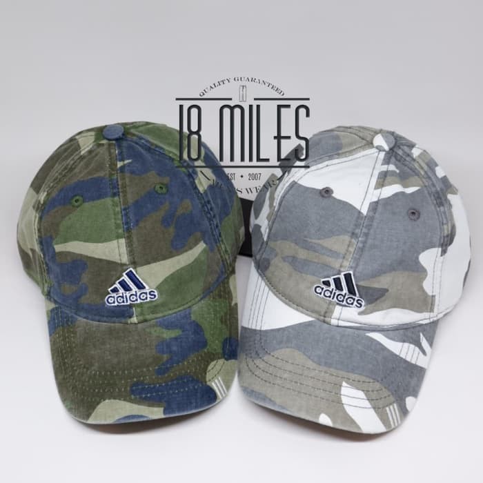 topi ADIDAS loreng/camo/army import premium 2 warna UNISEX ( FREE BOX/DUS )