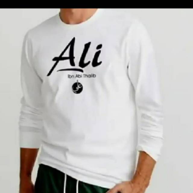 Longsleeve kaos tangan panjang Ali bin Abi Thalib