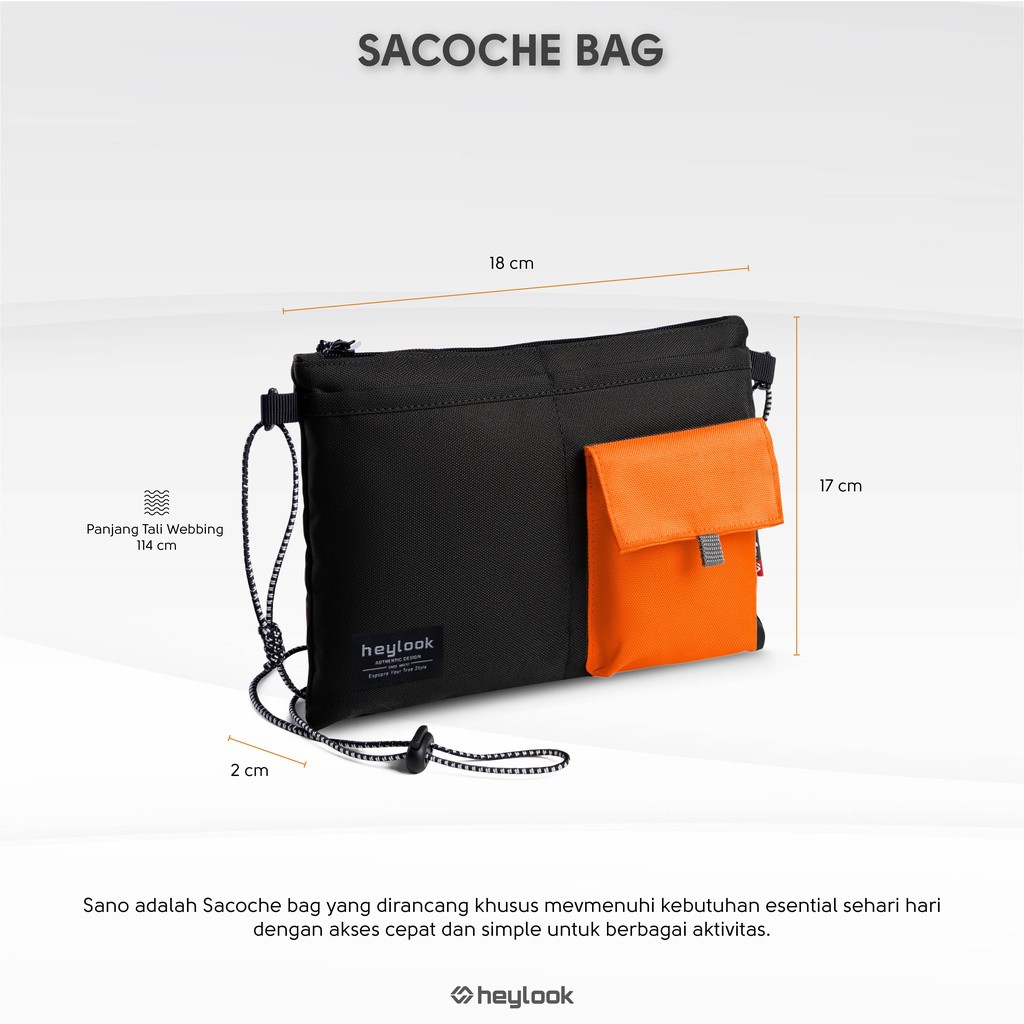 Tas Slempang Pria SANO SCAYE PRO Waistbag Sling Bag Waistbag Cross Bag Cowok Oval WATERPROOF MURAH