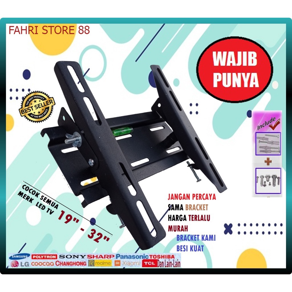 PROMO  BRACKET TV led LG BRACKET TV KHUSUS LG 19 sampai 32 inch PASTI COCOK BREKET TV dinding BRAKET