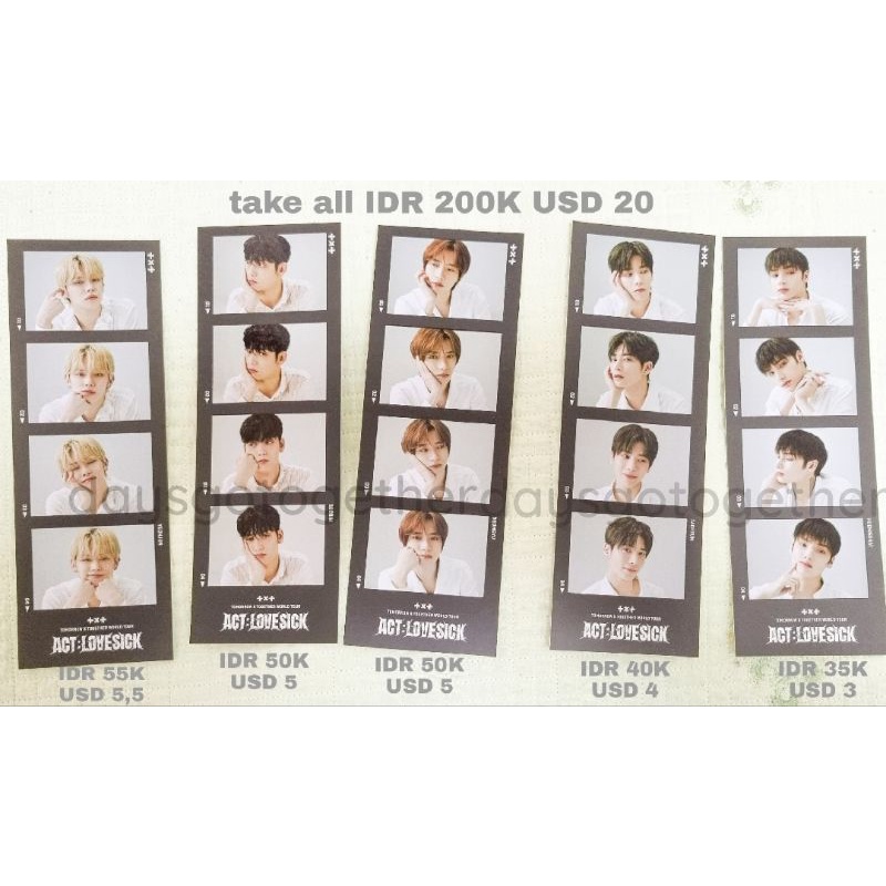 [ACT:LOVESICK MERCH] 4CUTS PHOTO STRIP TXT