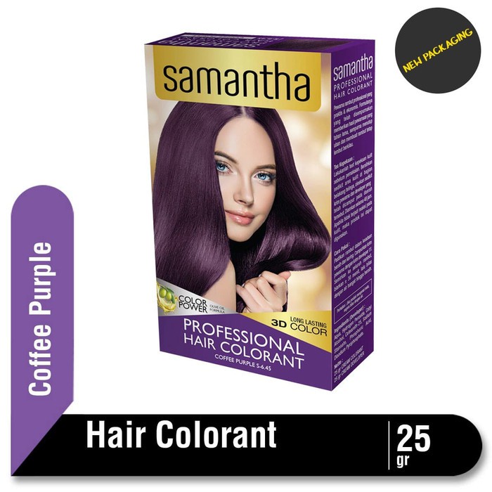 SAMANTHA HAIR COLORANT COFFEE PURPLE 25GR
