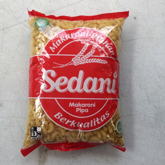 

Makaroni Rebus Sedani Macaroni Pipa berkualitas 1 kg