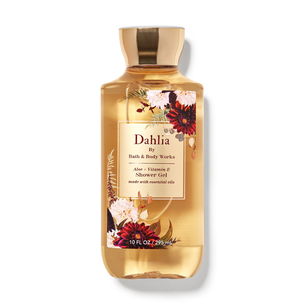 Jual Bath Body Works BBW Dahlia Shower Gel Aloe Vitamin E Body Wash