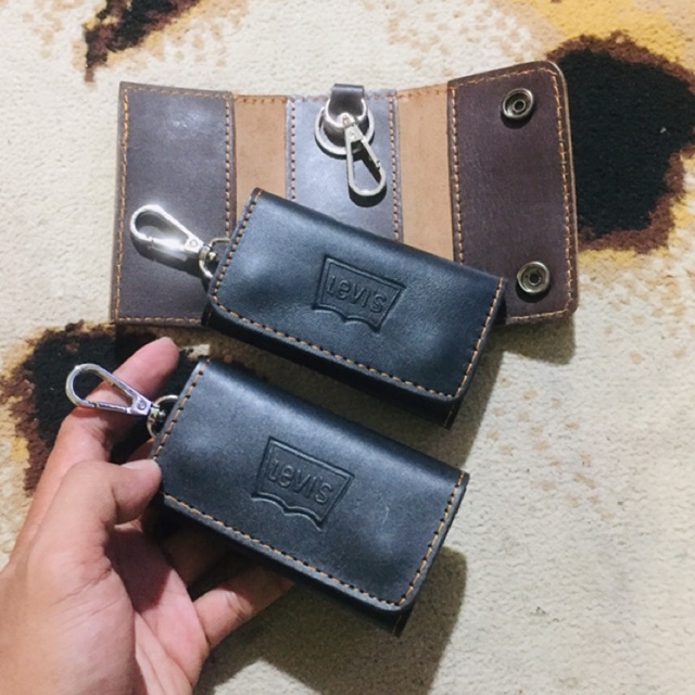 Dompet gantungan kunci kendaraan kulit asli #dompet #dompetkunci #gantungankunci #keyholder