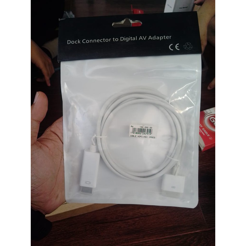 KABEL DOCK CONNECTOR TO DIGITAL AV ADAPTOR AKSESORIS HP MURAH DISKON DAN PROMO TERMURAH