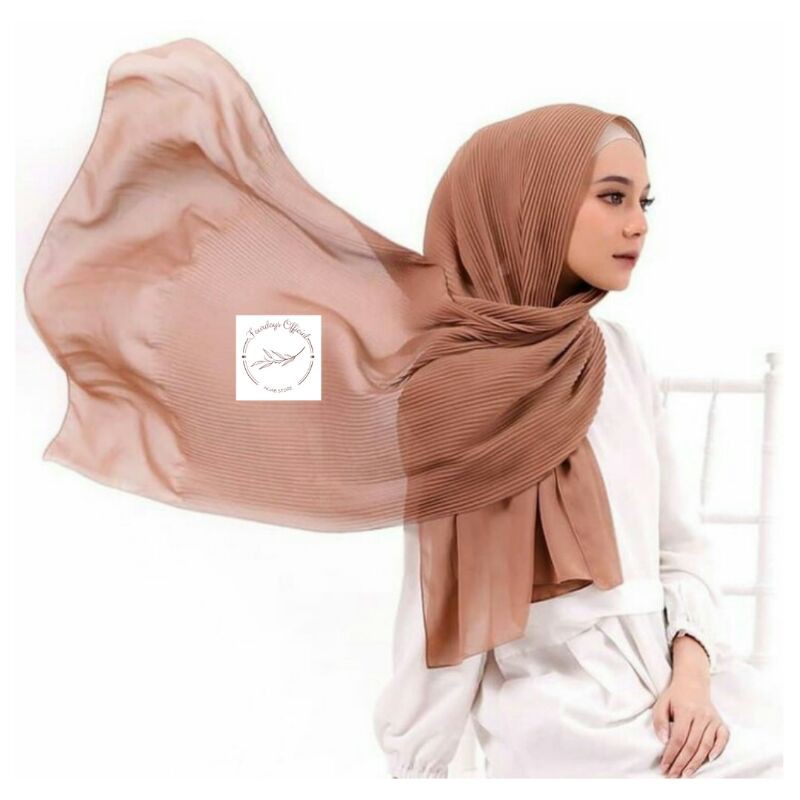 Aluna Pleated Shawl | Fourdays Hijab Official | Pashmina Plisket Murah