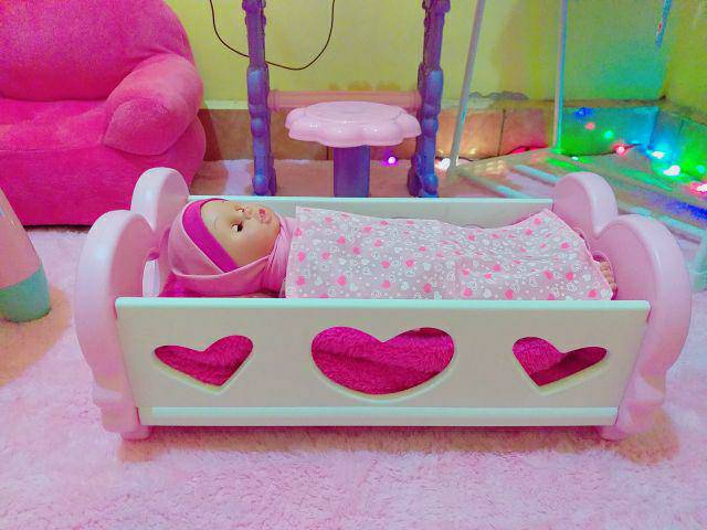 Kasur boneka tempat tidur bed doll Mainan anak perempuan Makassar