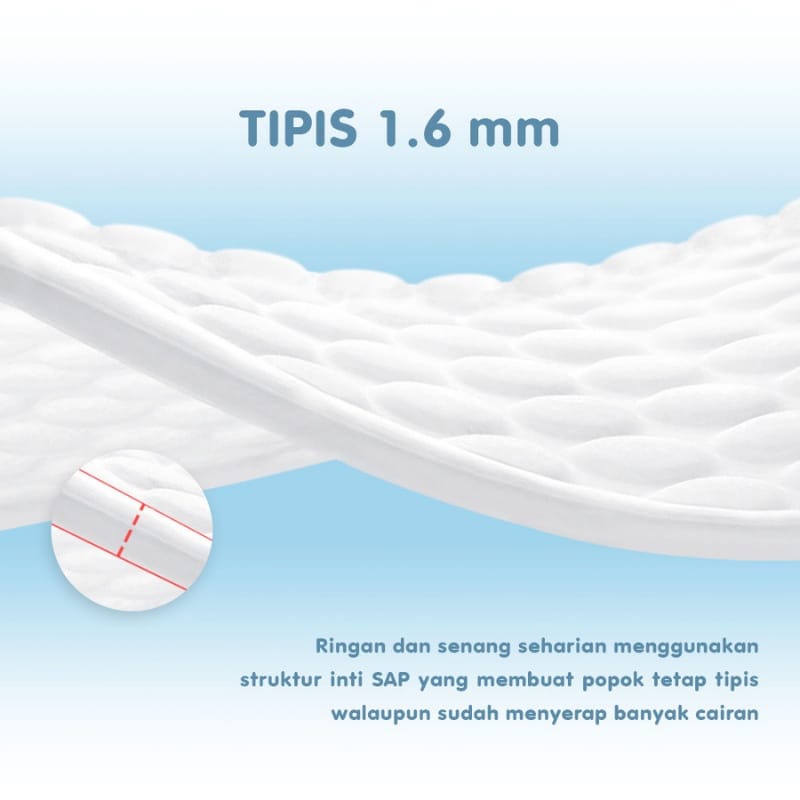 MAKUKU Air Diapers Slim Tape S38 - Popok Perekat Bayi