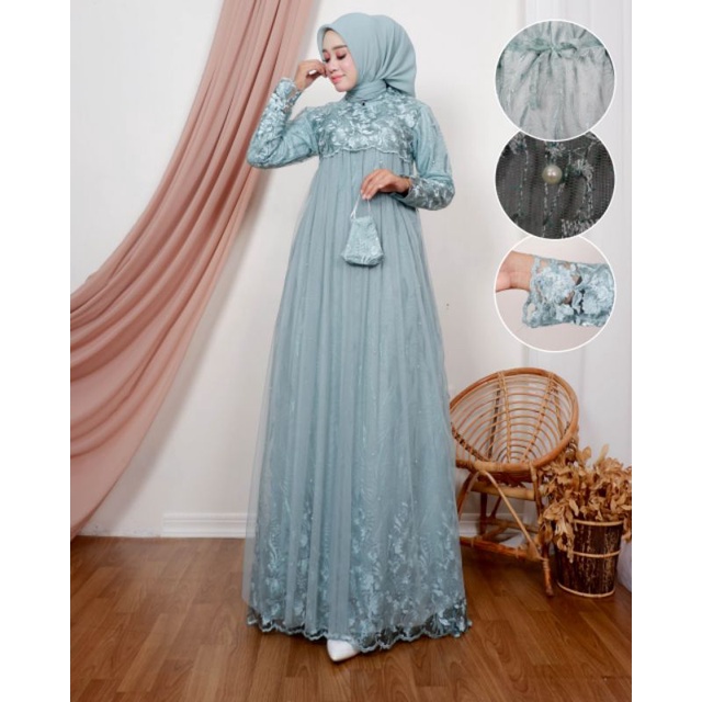 GAMIS SYAHEERA DRESS/GAMIS MODERN/GAMIS TERBARU &amp; TERLARIS