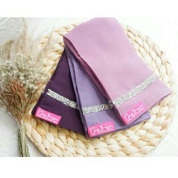 Cadar diamond bahan sifon arab / sifon silk