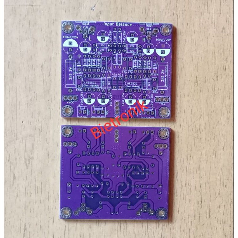 PCB Inbal stereo kecil double layer