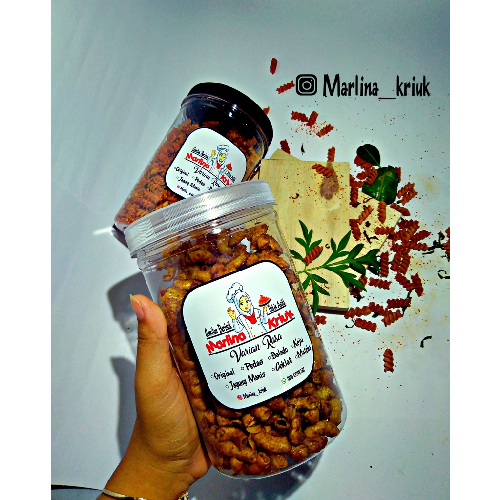 

cemilan , makaroni kriukk,marlina kriuk,makanan ringan 300gram