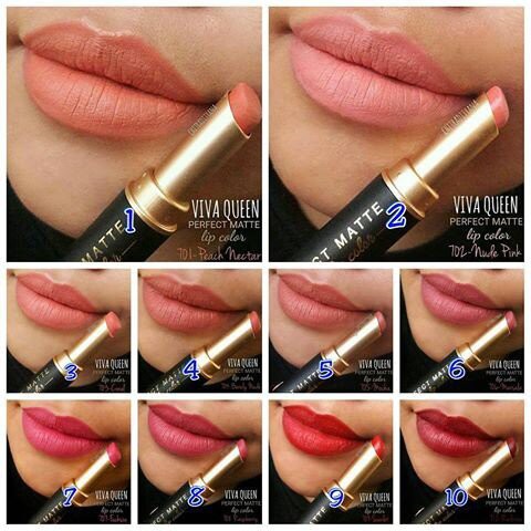 (BISA COD) Viva Queen Perfect Matte Lip Color