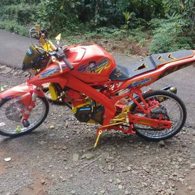 JOK VIXION MODIFIKASI SLIM LUBANG-Jok vixion-jok vixion lubang-jok vixion slim-jok vixion tipis-jok