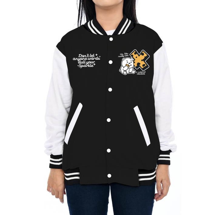 Jaket Varsity Wanita X Urband Absolute Bear X