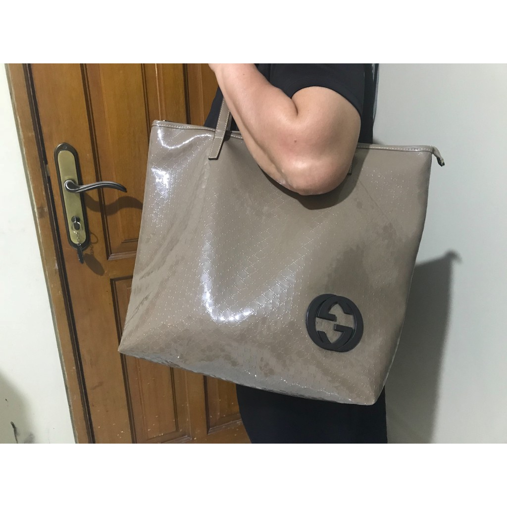 Tas GUCCI KW SUPER (coklat polos)