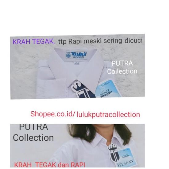 

Menarik.. SERAGAM Atasan Kemeja Putih lengan Panjang SD SMP SMA/SERAGAM SEKOLAH TELADAN/Hem Putih Polos Lengan panjang