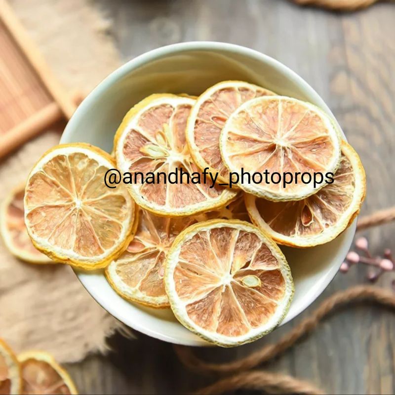 LEMON SLICE KERING JERUK SLICE LEMON SLICE POTONG IRIS TIPIS JSR DRIED LEMON SLICE FRUIT FRUITS ALAM