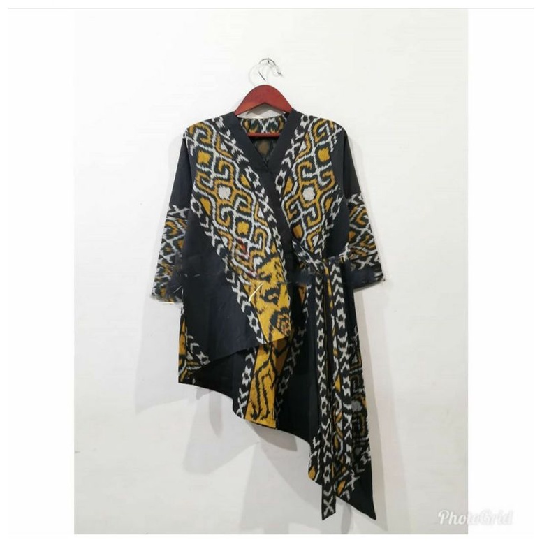 Kimono tenun baju tenun jepara outer tenun blazer KN3