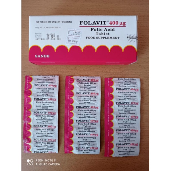 FOLAVIT 400 (Folic Acid)