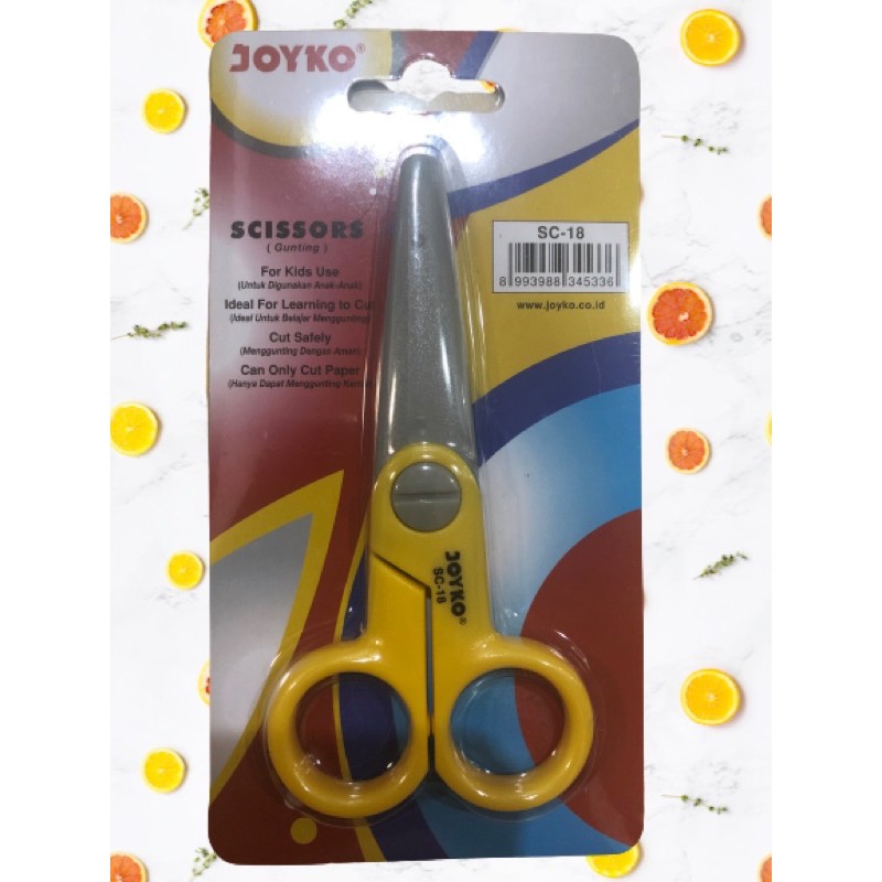 

SC - 18 SC-18 Scissors / Gunting Untuk Anak Anak / Gunting Aman