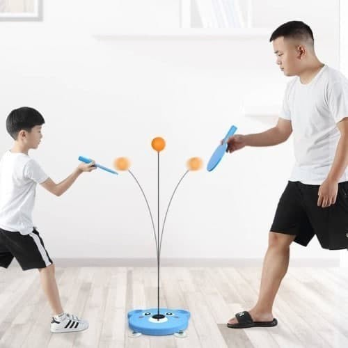 TENIS MEJA ON THE SPOT Exercise TENIS bat and ball table Tennis Trainer Set Mainan Olahraga Anak Tenis Meja Ping Pong Toy