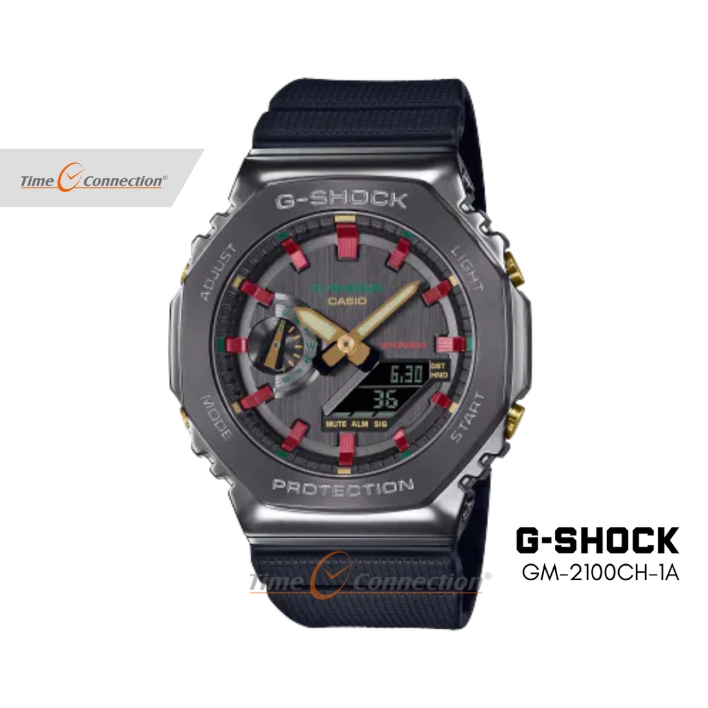 Casio G-SHOCK GM-2100CH-1A Original / Jam Tangan Pria Analog Digital / Gshock G shock GM2100 GM2100C