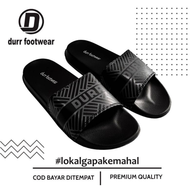 Sendal slop pria original, sandal durr armor slide, sandal pria slide