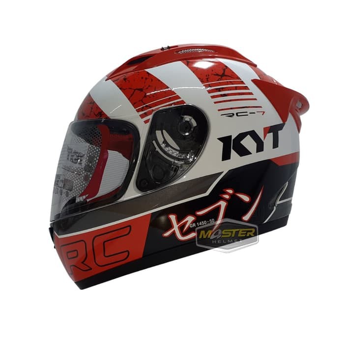 OFC Helm KYT Fullface KYT RC7 Seri 17 red - L