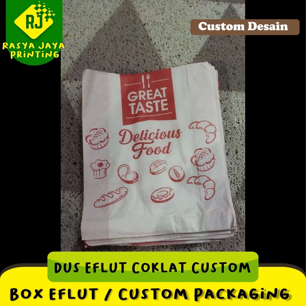 

Kertas Roti / Kantong Crispi / Kantong Gorengan / Kantong Kertas pok pok / Kantong Crispy / Custom Packaging
