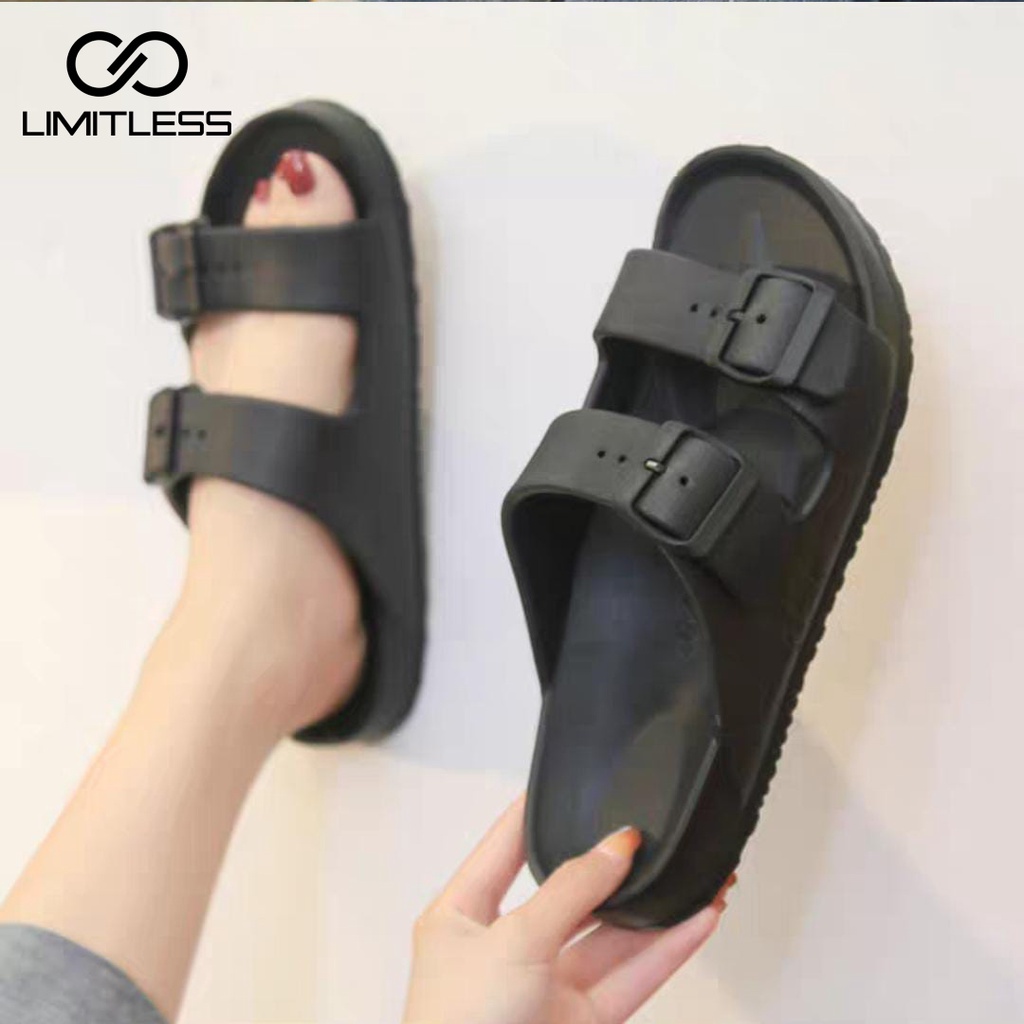 Sandal Wanita Limitless Sendal Cewek Selop Birken Sandal Wanita Jelly Sendal Cewek Empuk Kekinian